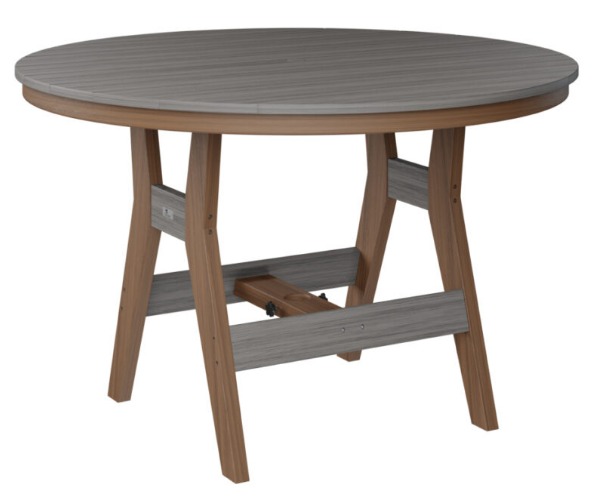 Berlin Gardens Harbor 48" Round Table Bar Height (Natural FInish)